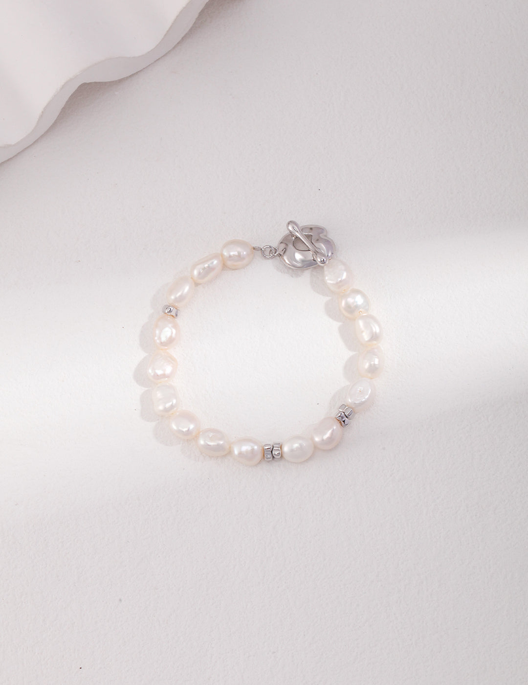 Golden Toggle Freshwater Pearl Bracelet